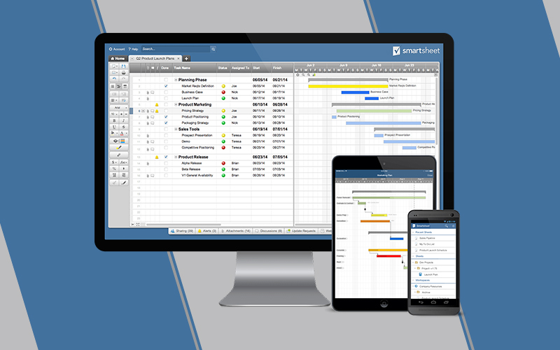 Smartsheet- project management tool