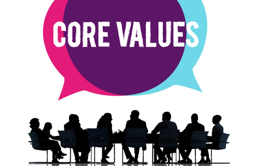 Identify your core values